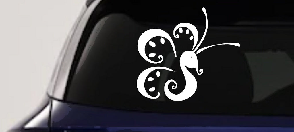 Tribal Butterfly Vinyl Decal Car Truck Window Sticker