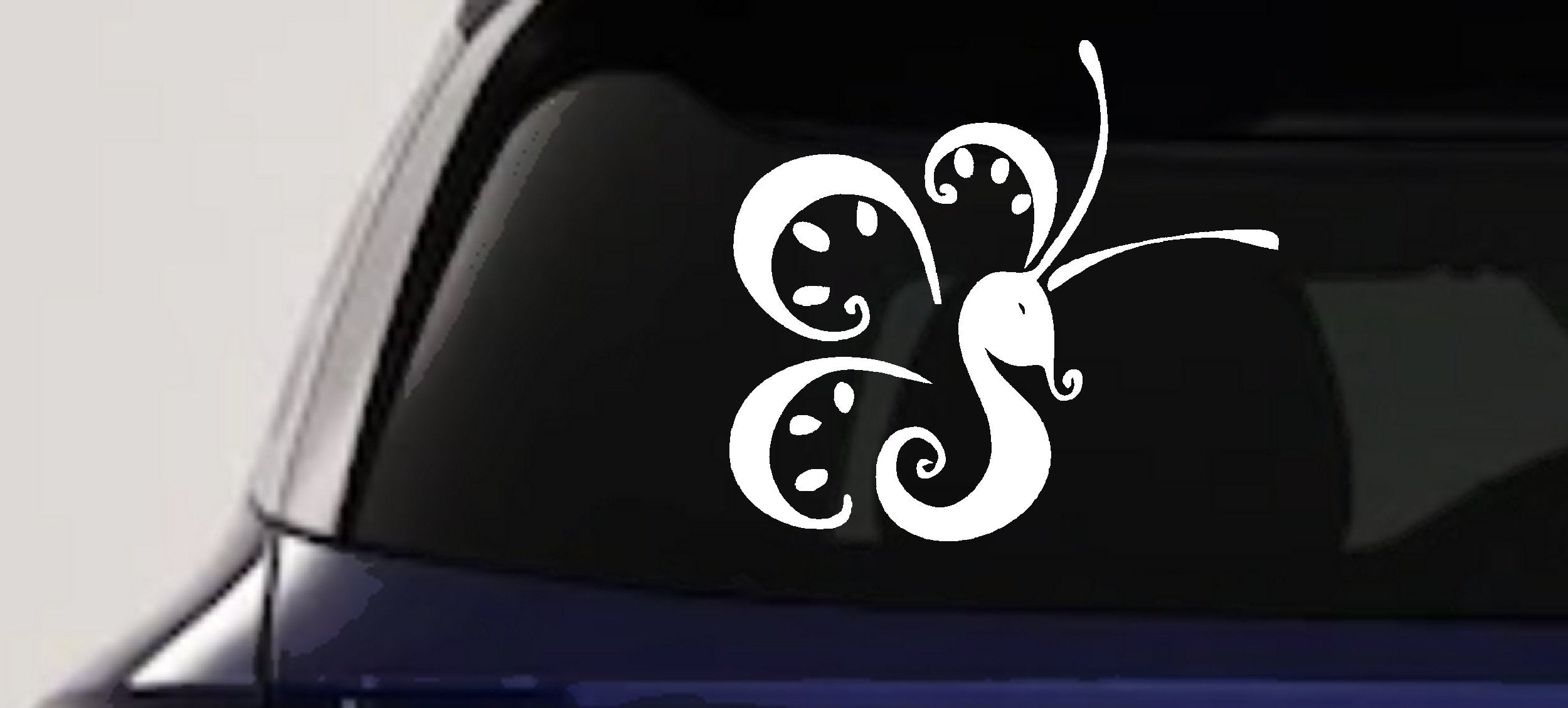 Tribal Butterfly Vinyl Decal Car Truck Window Sticker