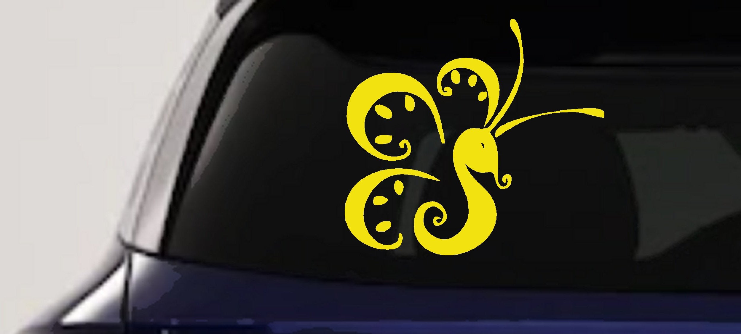 Tribal Butterfly Vinyl Decal Car Truck Window Sticker