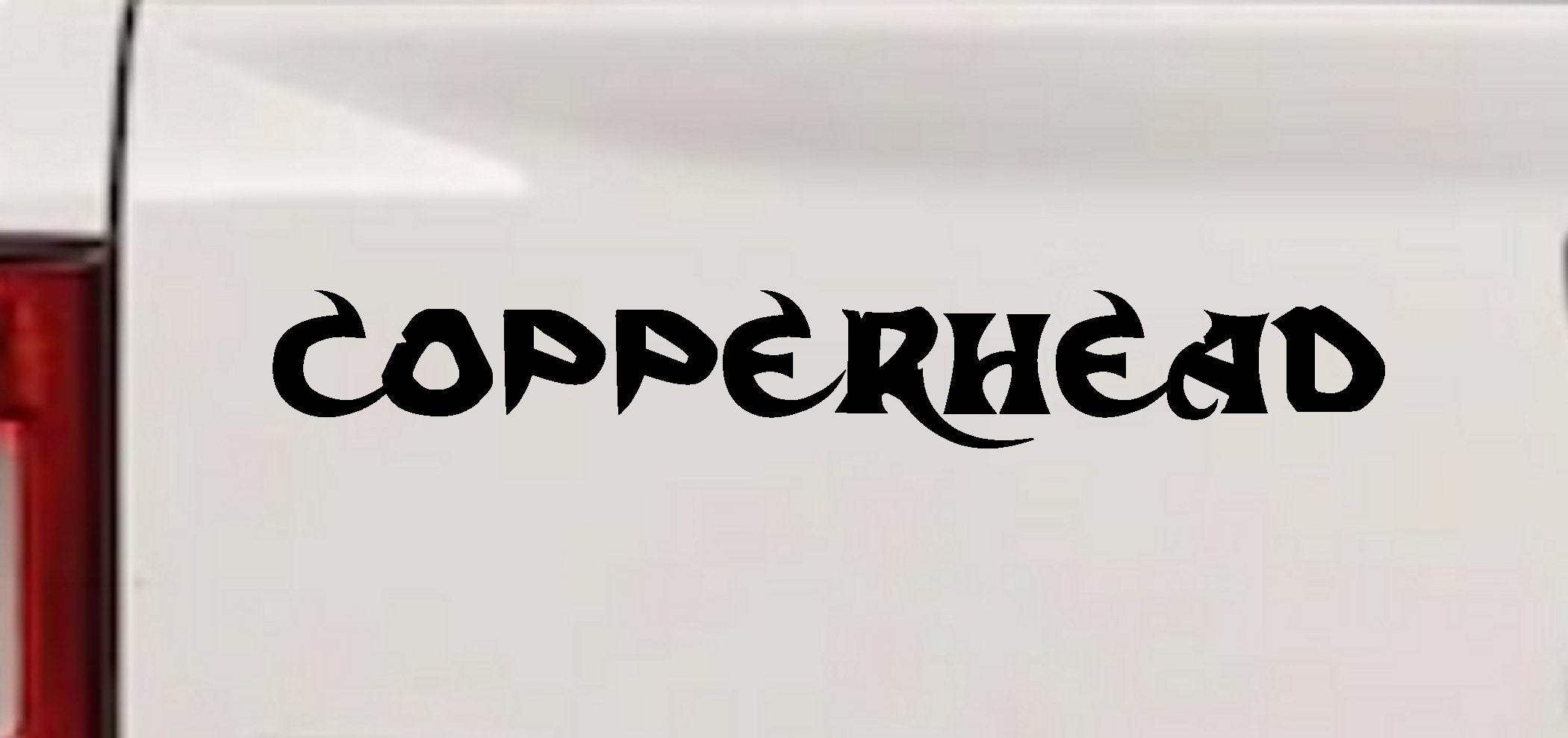 Copperhead Biker Decal Car Truck Window Vinyl Sticker
