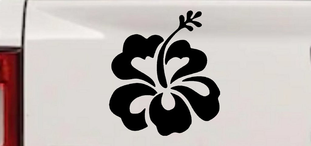Hibiscus Flower Car Truck Window Vinyl Decal Sticker
