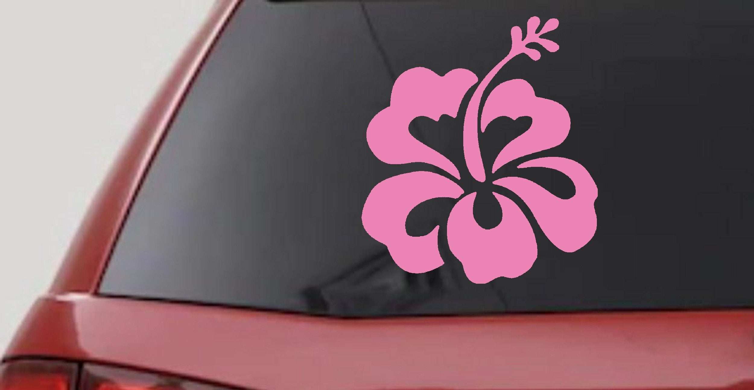 Hibiscus Flower Car Truck Window Vinyl Decal Sticker