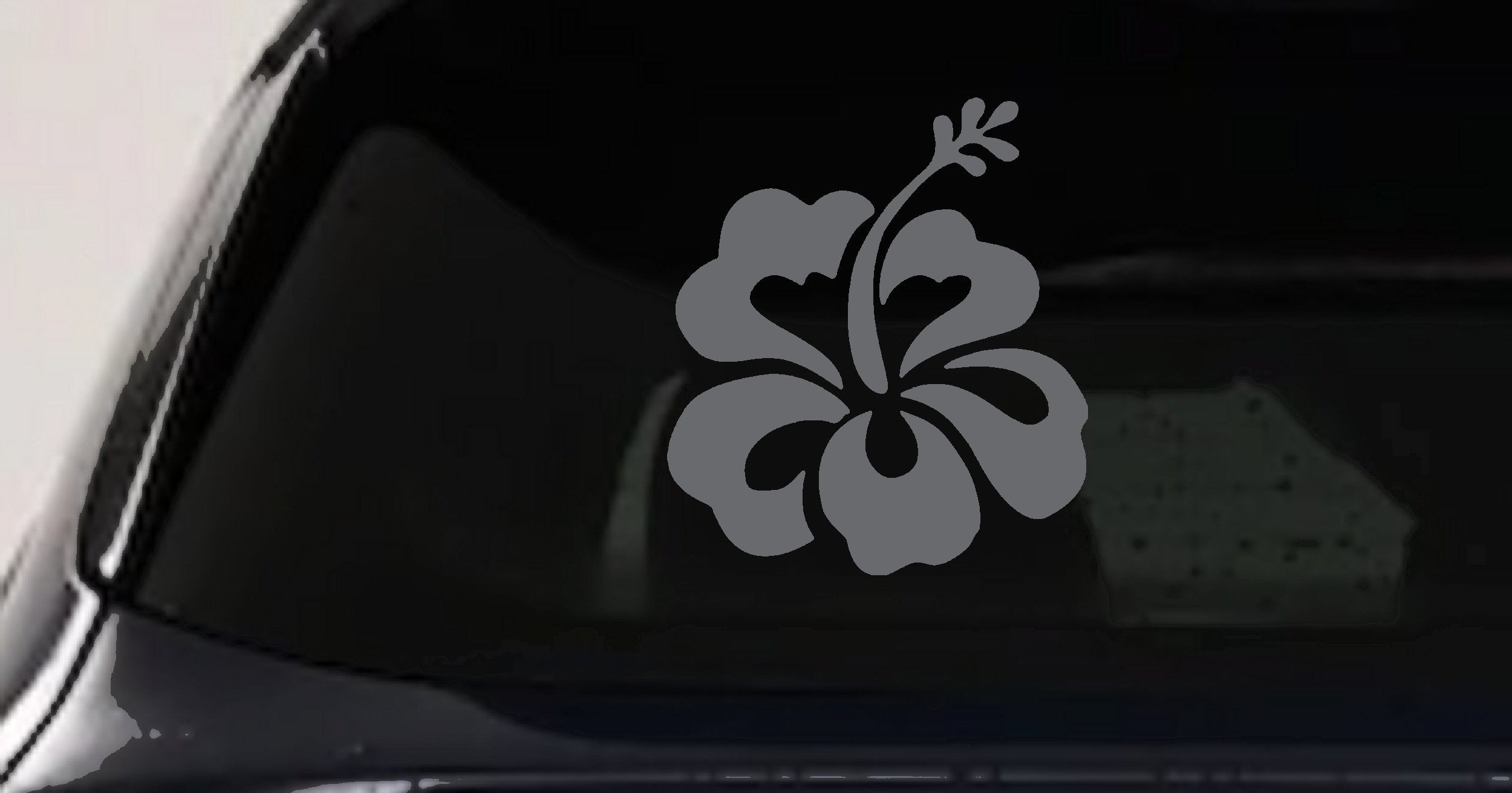 Hibiscus Flower Car Truck Window Vinyl Decal Sticker