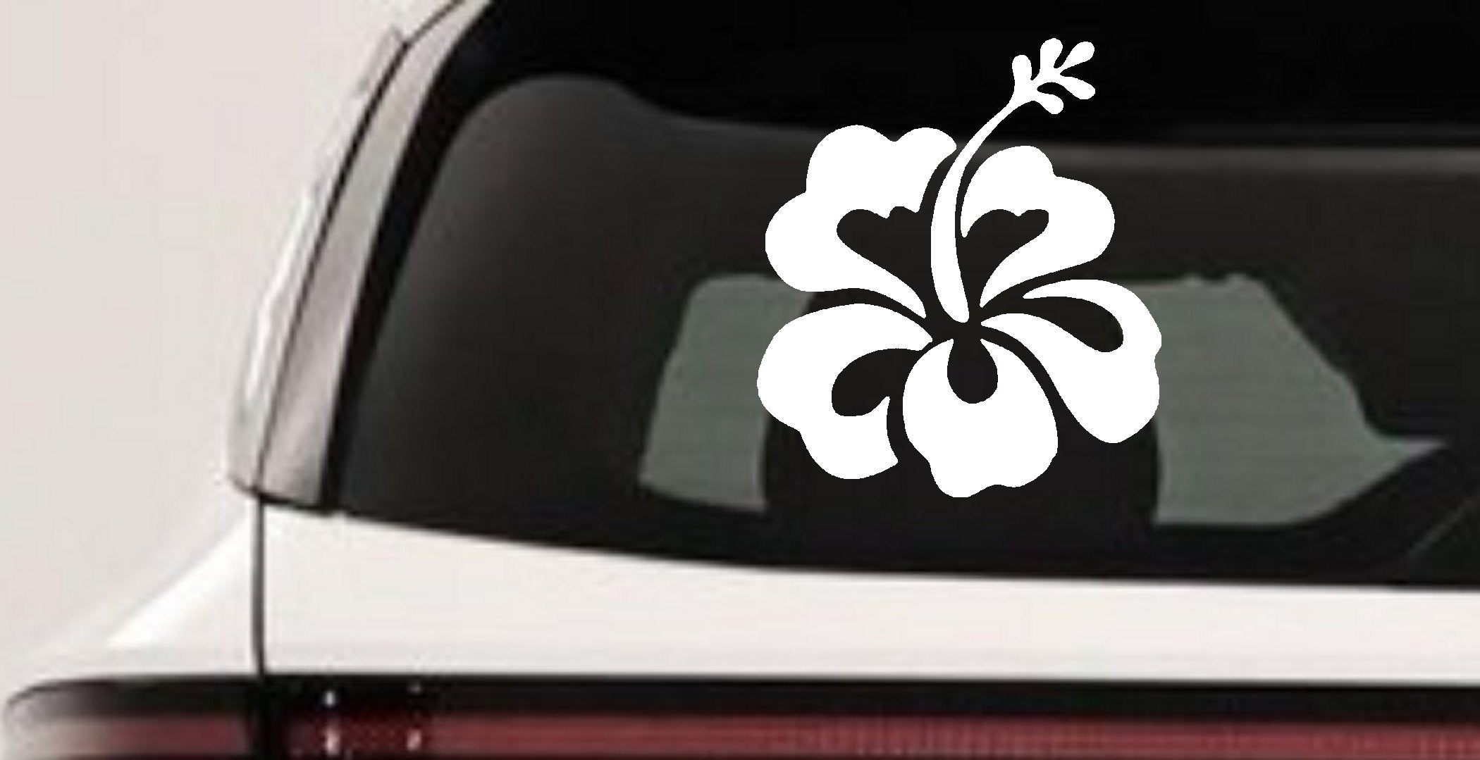 Hibiscus Flower Car Truck Window Vinyl Decal Sticker