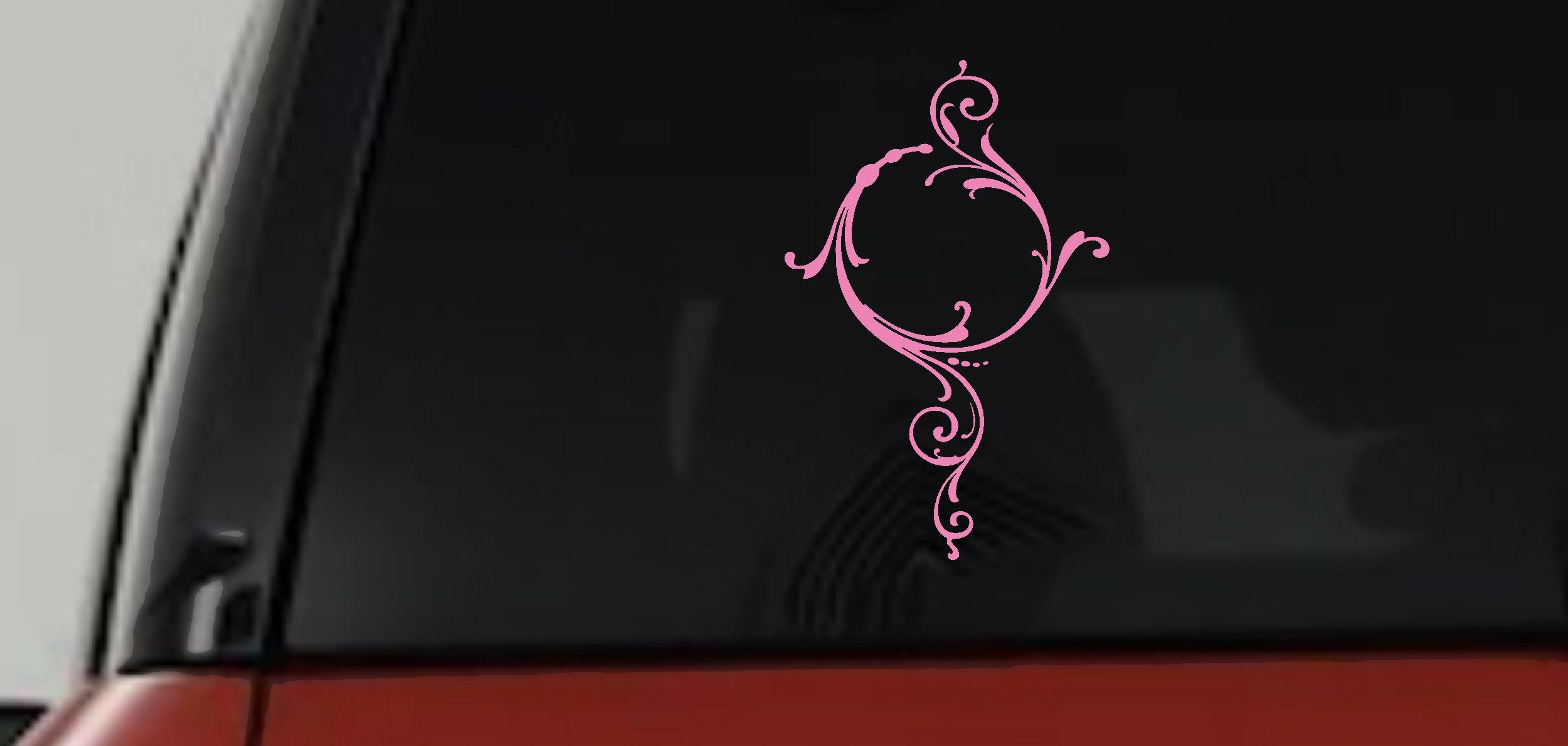 Swirl Circle Car Truck Window Vinyl Decal Sticker