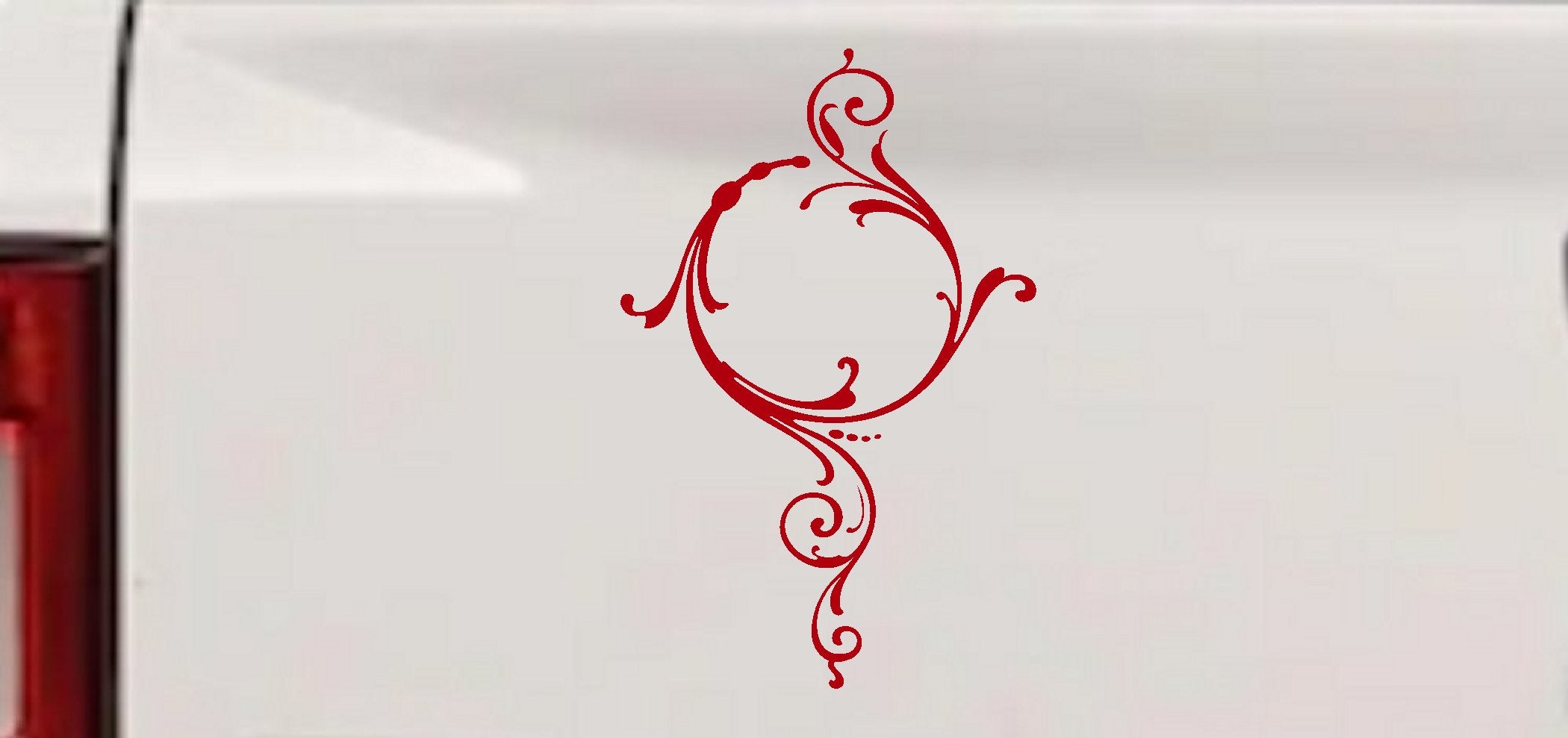 Swirl Circle Car Truck Window Vinyl Decal Sticker