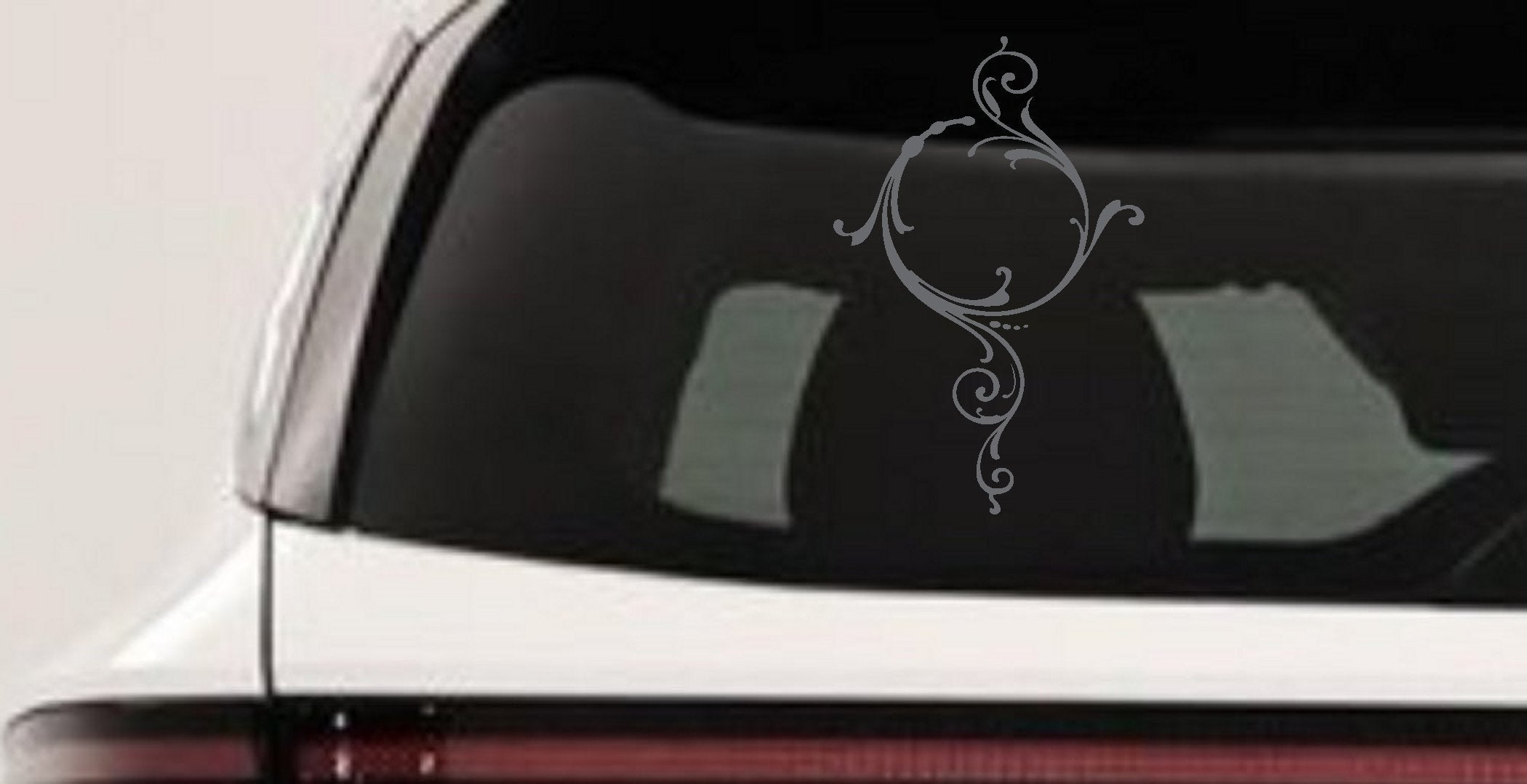 Swirl Circle Car Truck Window Vinyl Decal Sticker