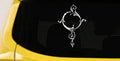 Swirl Circle Car Truck Window Vinyl Decal Sticker