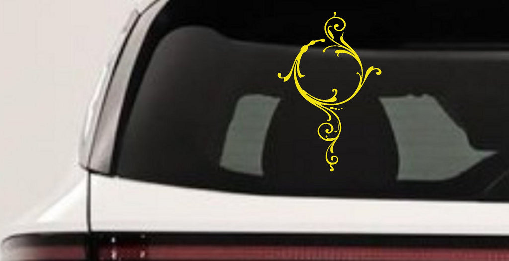 Swirl Circle Car Truck Window Vinyl Decal Sticker