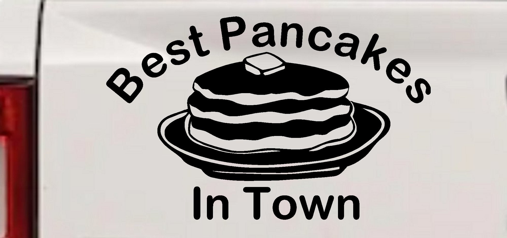 Best Pancakes Window Decal Restaurant Truck Vinyl Sticker