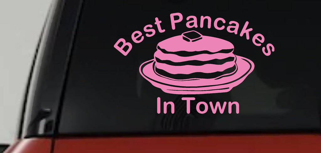 Best Pancakes Window Decal Restaurant Truck Vinyl Sticker