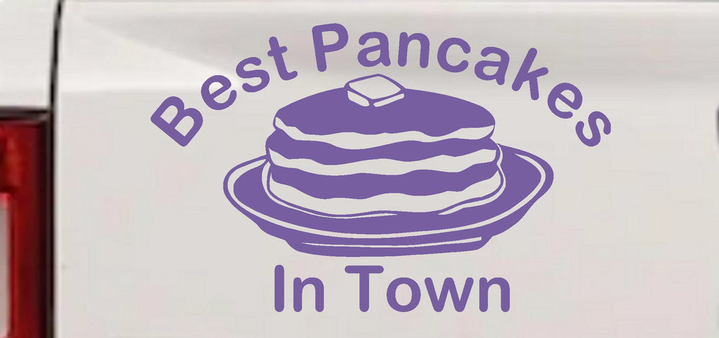 Best Pancakes Window Decal Restaurant Truck Vinyl Sticker