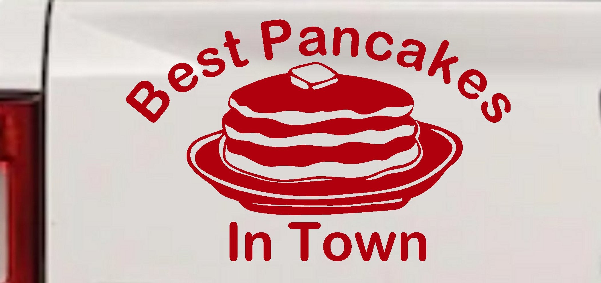 Best Pancakes Window Decal Restaurant Truck Vinyl Sticker