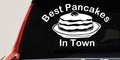 Best Pancakes Window Decal Restaurant Truck Vinyl Sticker