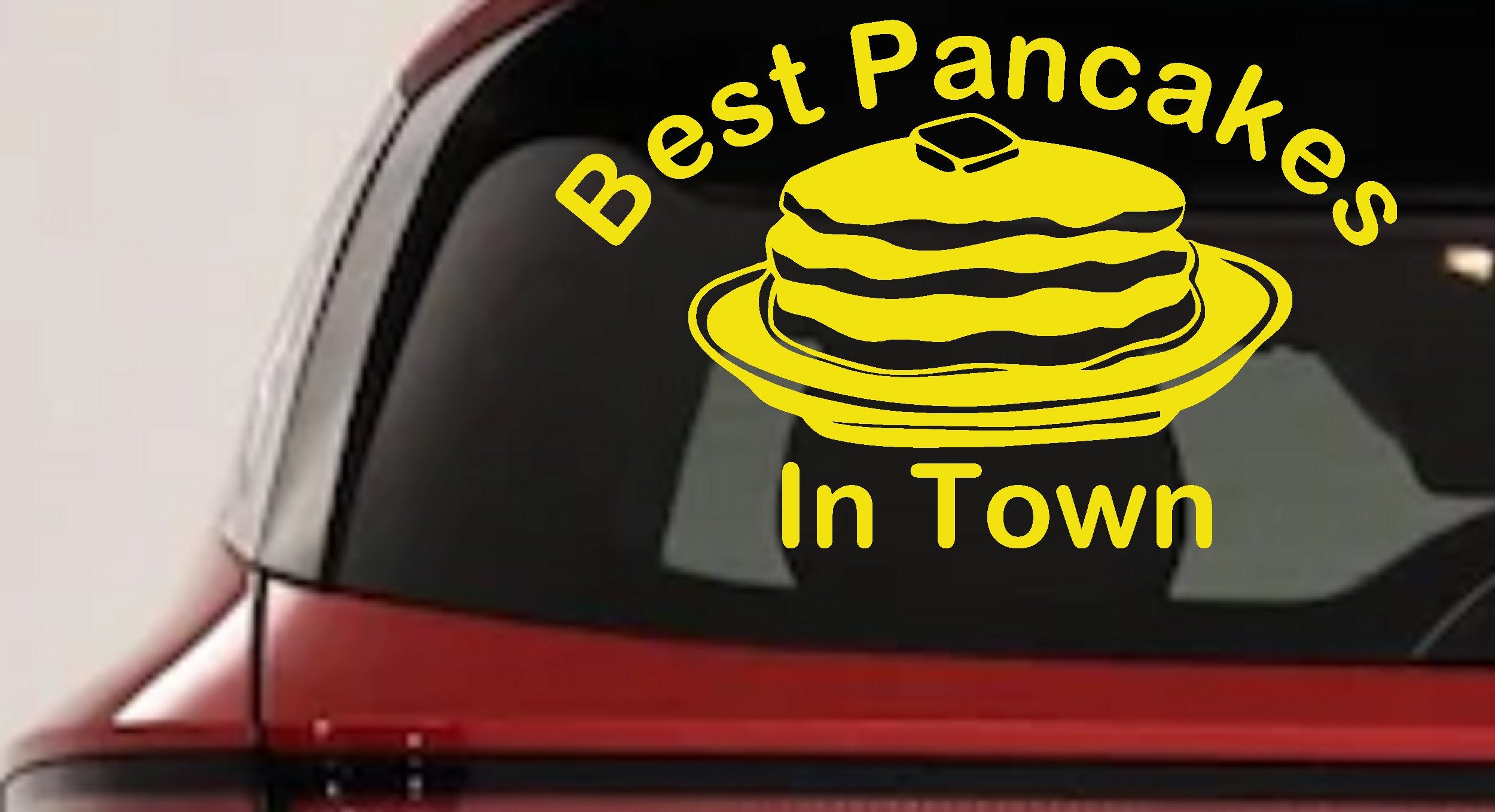 Best Pancakes Window Decal Restaurant Truck Vinyl Sticker