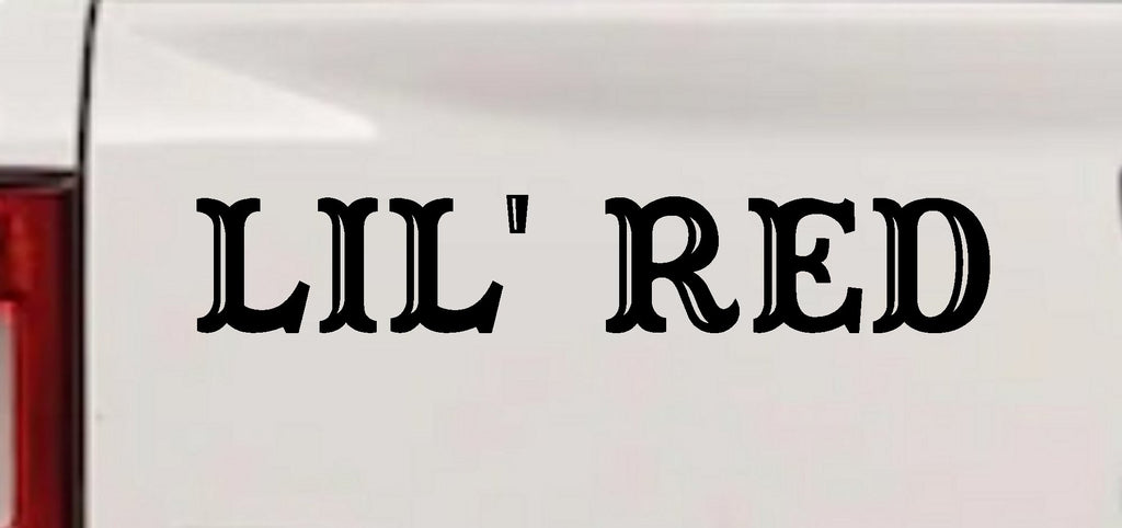 Red Car Truck Window Vinyl Decal Fun Sticker