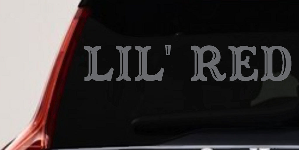 Red Car Truck Window Vinyl Decal Fun Sticker