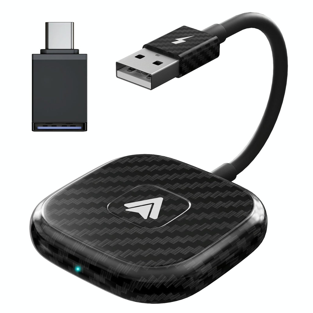 NNEIDS Wireless Carplay Adapter For Android - Carbon Fiber